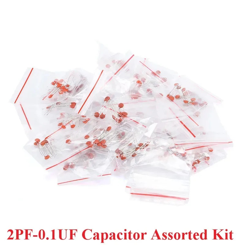 Electronics & Gadgets Icon - 300pcs/lot Ceramic capacitor set pack 2PF-0.1UF
