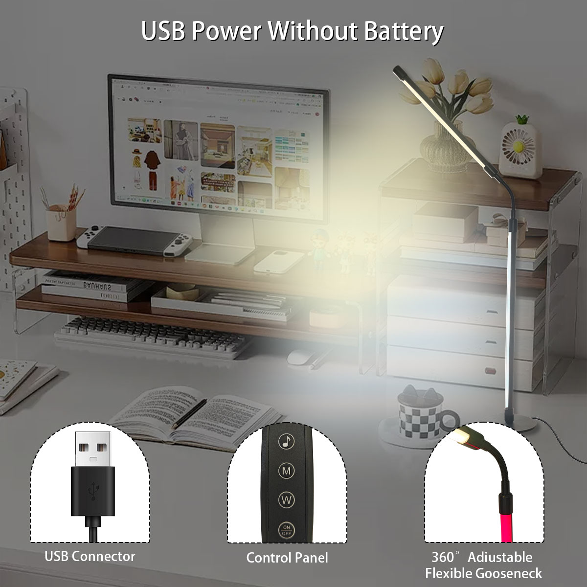 Smart Rgb Color-Changing Led D - огляд і ціна Rgb Desk Lamp Smart