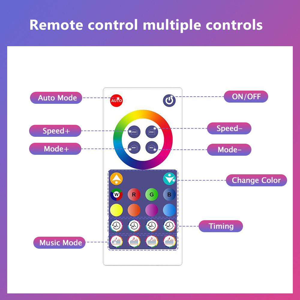 Smart WIFI APP Creative Desk L - огляд і ціна Rgb Desk Lamp Smart