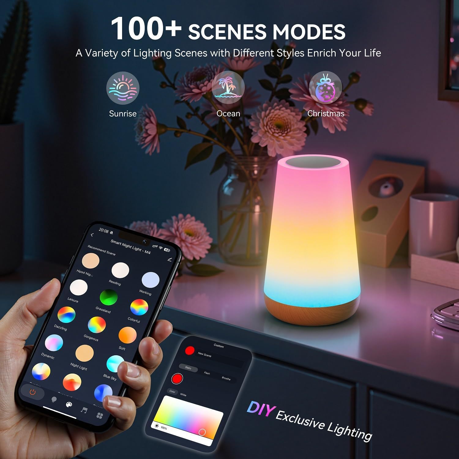 USB Rechargeable Tuya WiFi Sma - огляд і ціна Rgb Desk Lamp Smart
