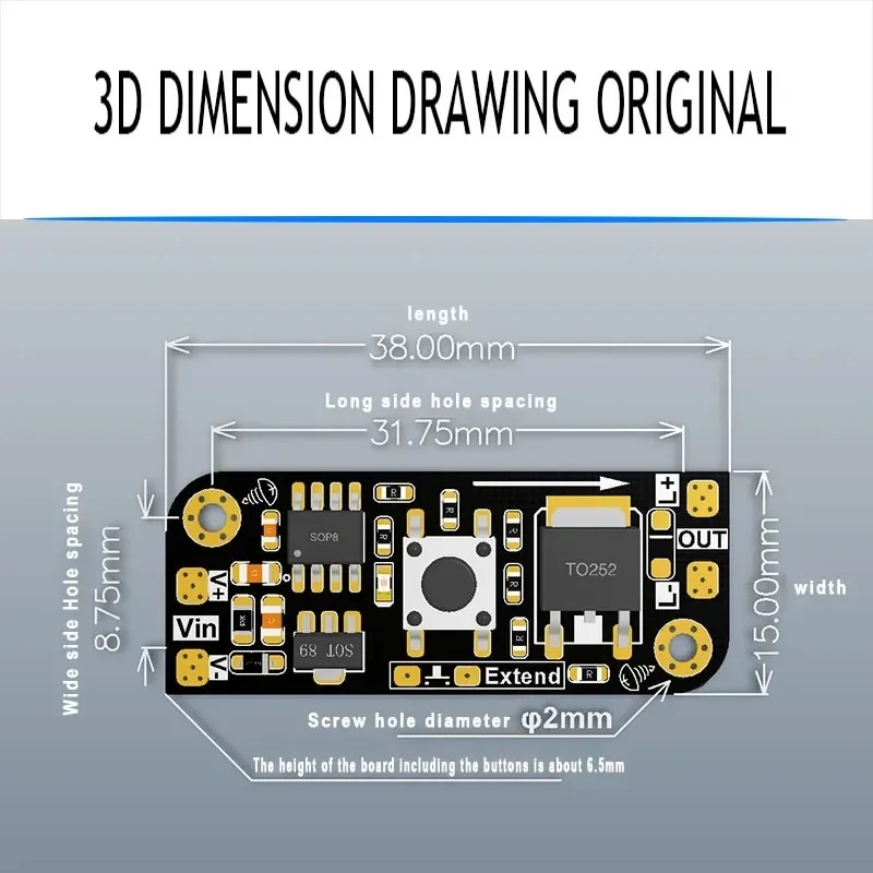 Micro Button Dimming Board Key - огляд і ціна Electronics & Gadgets Icon